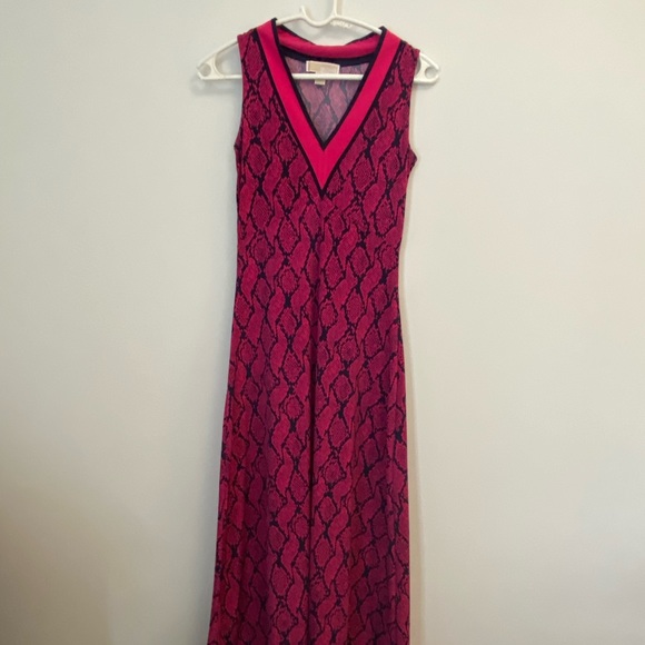 Michael Kors Dresses & Skirts - Michael Kors Pink Snakeskin Maxi dress